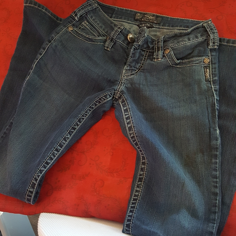 Silver jeans